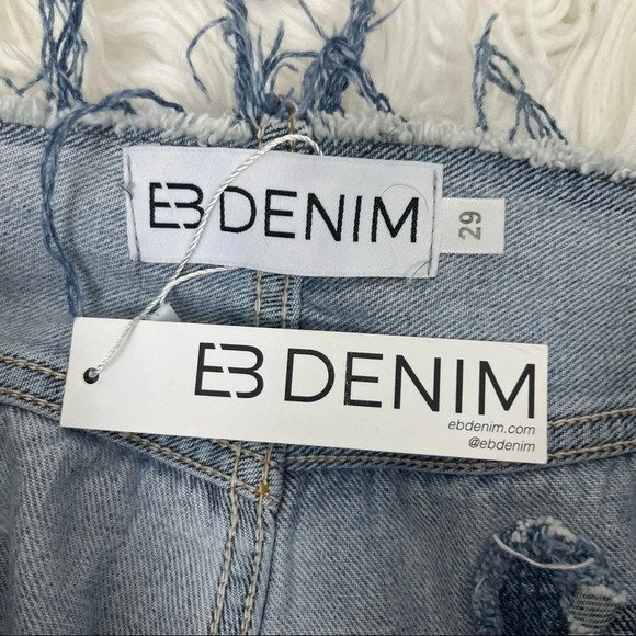 New EB Denim Vintage Levi’s 501 Bandless Jean Distress Light Wash NWT Women’s 29 - Picture 10 of 16